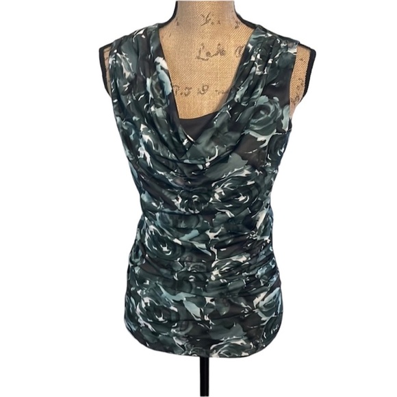 Super cute fully lined sleeveless top. Floral print The Limited. EUC. - Picture 1 of 8